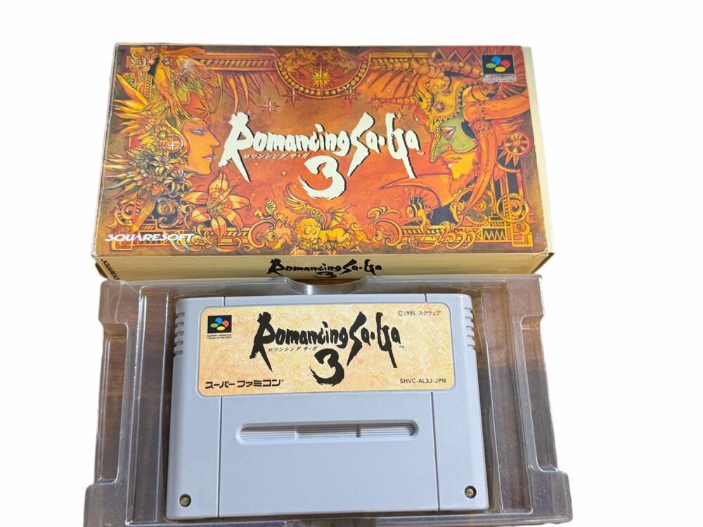 Romancing SaGa 3 Super Famicom SFC SquareSoft Nintendo Japan Import
